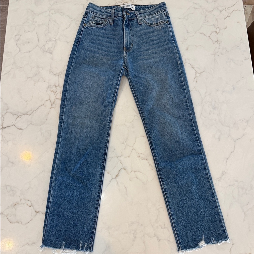 Just Black Women's Straight Leg Blue Jeans